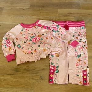 Matilda Jane Pink Floral Outfit - Size 2